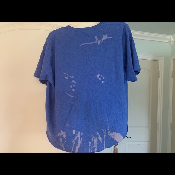 Pabst Blue Ribbon Beer Distressed Crop Top - Picture 5 of 6